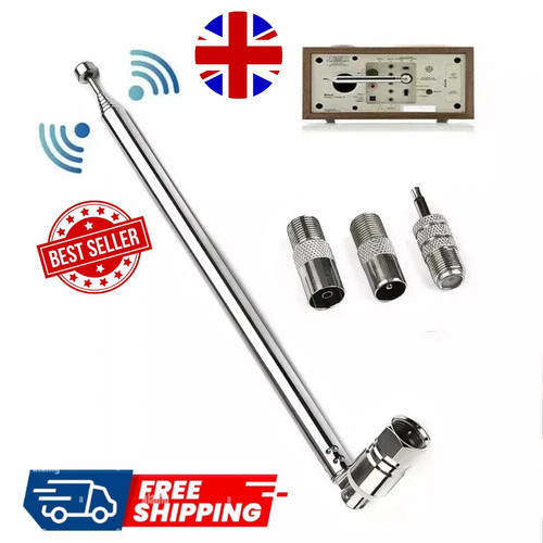 Telescopic dab radio aerial - fm,