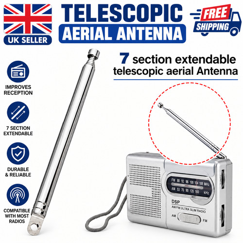 740mm sections telescopic - 740mm, 7